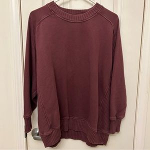 Aerie Down to Earth Crewneck Sweatshirt